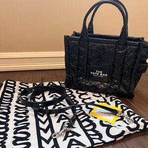 Marc Jacobs The Shiny Crinkle Mini Tote Bag